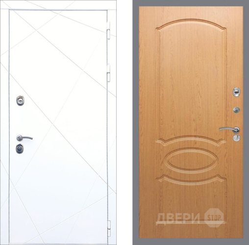 Дверь Рекс (REX) 13 Силк Сноу FL-128 Дуб в Краснознаменске