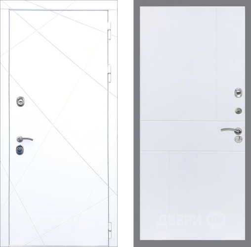 Входная металлическая Дверь Рекс (REX) 13 Силк Сноу FL-290 Силк Сноу в Краснознаменске