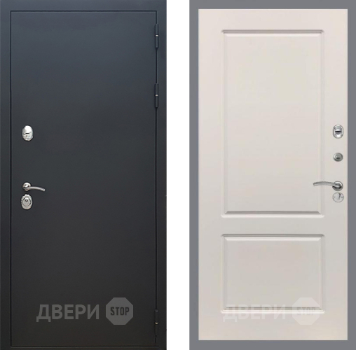 Входная металлическая Дверь Рекс (REX) 5 Черный Муар FL-117 Шампань в Краснознаменске