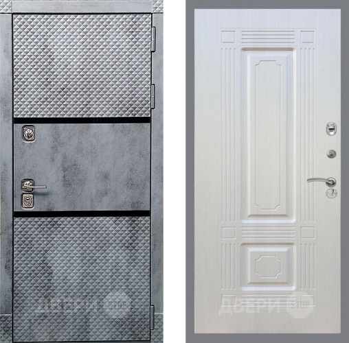 Входная металлическая Дверь Рекс (REX) 15 Бетон Темный FL-2 Лиственница беж в Краснознаменске