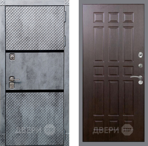 Входная металлическая Дверь Рекс (REX) 15 Бетон Темный FL-33 Венге в Краснознаменске