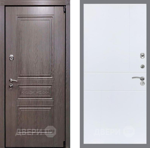 Входная металлическая Дверь Рекс (REX) Премиум-S FL-290 Силк Сноу в Краснознаменске