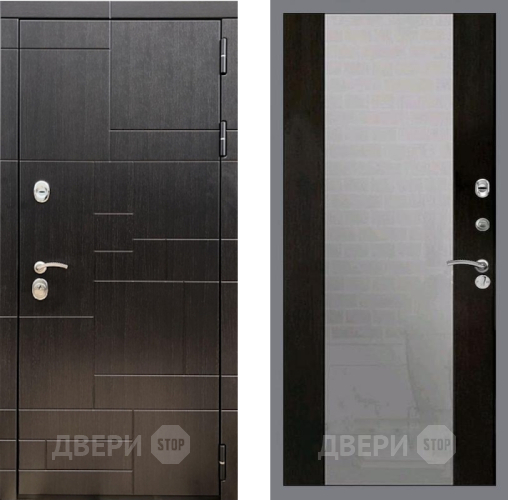 Входная металлическая Дверь Рекс (REX) 20 СБ-16 Зеркало Венге в Краснознаменске
