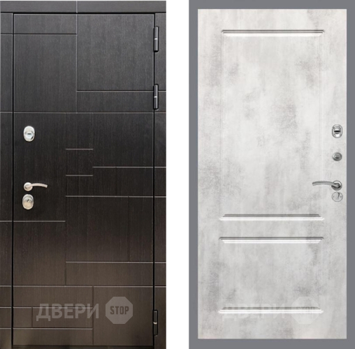 Входная металлическая Дверь Рекс (REX) 20 FL-117 Бетон светлый в Краснознаменске
