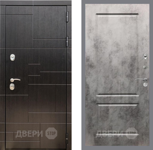 Входная металлическая Дверь Рекс (REX) 20 FL-117 Бетон темный в Краснознаменске