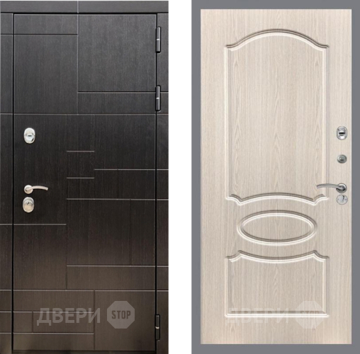 Входная металлическая Дверь Рекс (REX) 20 FL-128 Беленый дуб в Краснознаменске