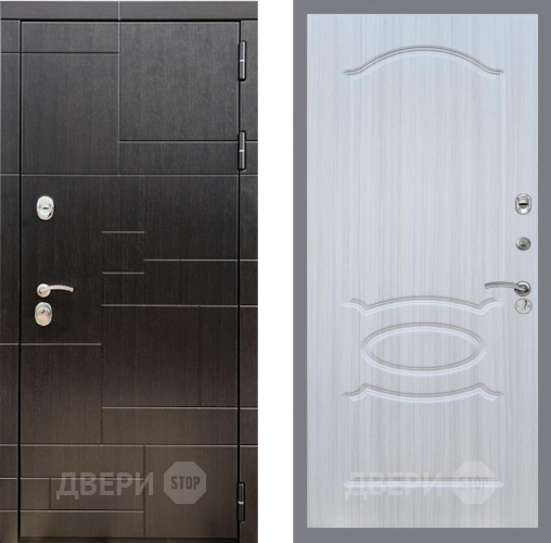 Входная металлическая Дверь Рекс (REX) 20 FL-128 Сандал белый в Краснознаменске
