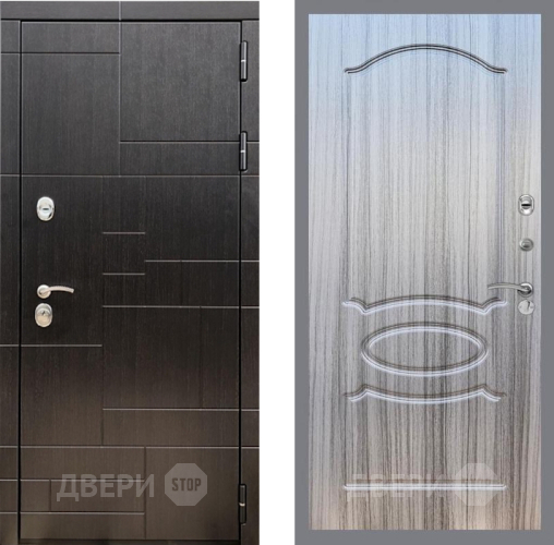 Входная металлическая Дверь Рекс (REX) 20 FL-128 Сандал грей в Краснознаменске
