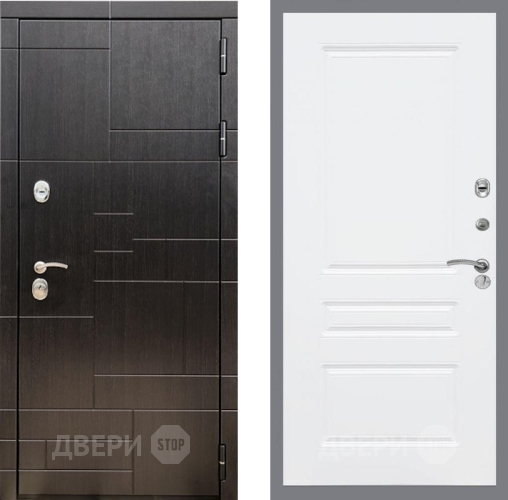 Входная металлическая Дверь Рекс (REX) 20 FL-243 Силк Сноу в Краснознаменске
