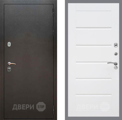 Дверь Рекс (REX) 5 Серебро Антик Сити Белый ясень в Краснознаменске