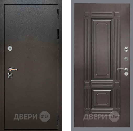 Входная металлическая Дверь Рекс (REX) 5 Серебро Антик FL-2 Венге в Краснознаменске