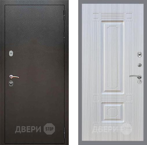 Входная металлическая Дверь Рекс (REX) 5 Серебро Антик FL-2 Сандал белый в Краснознаменске