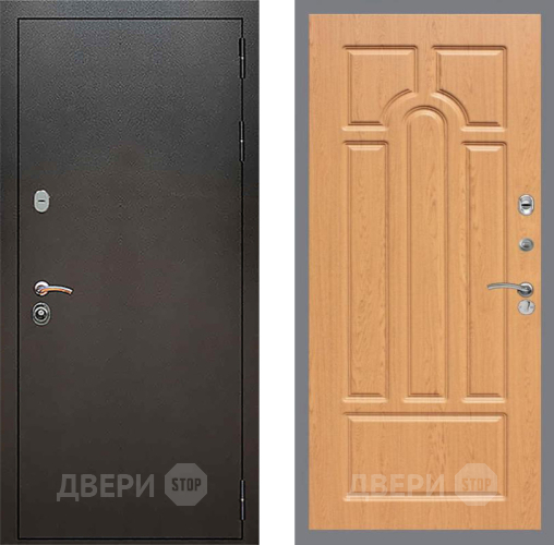 Входная металлическая Дверь Рекс (REX) 5 Серебро Антик FL-58 Дуб в Краснознаменске