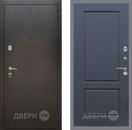 Входная металлическая Дверь Рекс (REX) 5 Серебро Антик FL-117 Силк титан в Краснознаменске
