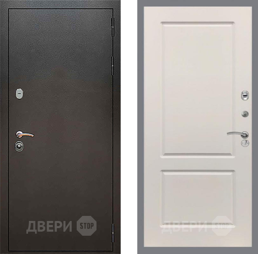 Входная металлическая Дверь Рекс (REX) 5 Серебро Антик FL-117 Шампань в Краснознаменске