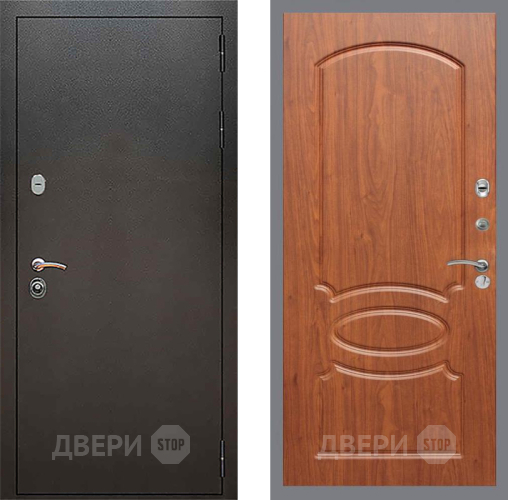 Входная металлическая Дверь Рекс (REX) 5 Серебро Антик FL-128 Морёная берёза в Краснознаменске