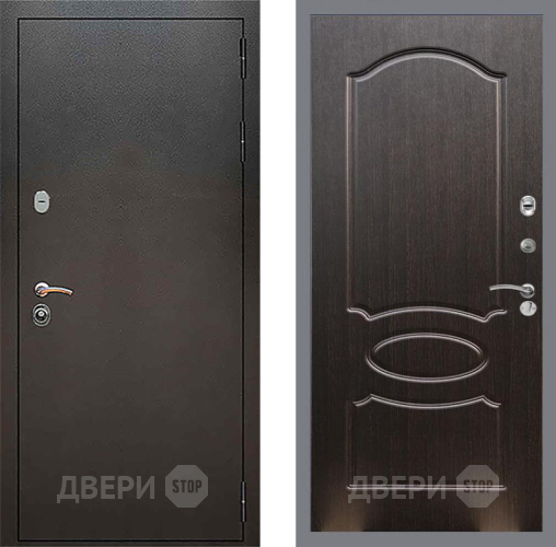 Входная металлическая Дверь Рекс (REX) 5 Серебро Антик FL-128 Венге светлый в Краснознаменске