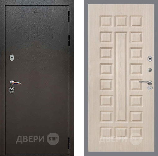 Дверь Рекс (REX) 5 Серебро Антик FL-183 Беленый дуб в Краснознаменске