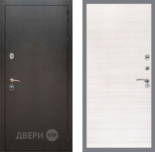 Входная металлическая Дверь Рекс (REX) 5 Серебро Антик GL Акация в Краснознаменске