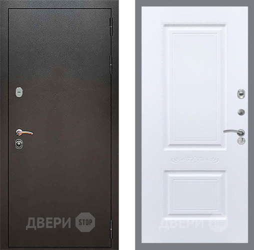 Дверь Рекс (REX) 5 Серебро Антик Смальта Силк Сноу в Краснознаменске