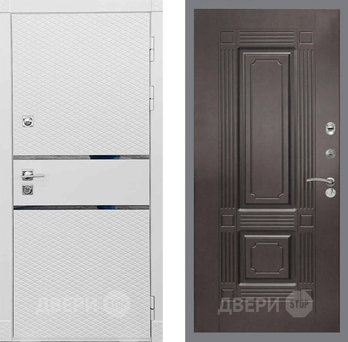 Входная металлическая Дверь Рекс (REX) 15 Силк Сноу FL-2 Венге в Краснознаменске