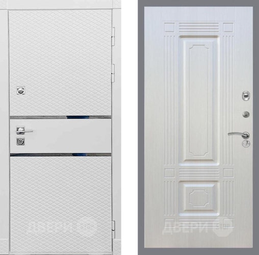 Входная металлическая Дверь Рекс (REX) 15 Силк Сноу FL-2 Лиственница беж в Краснознаменске