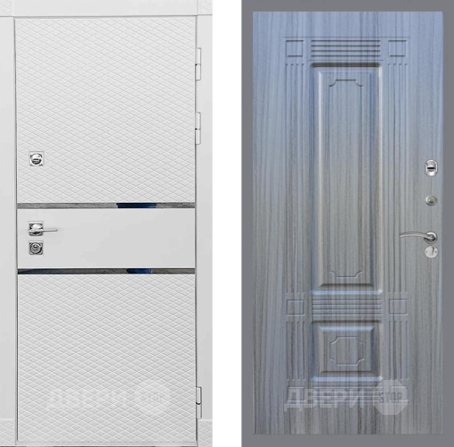 Входная металлическая Дверь Рекс (REX) 15 Силк Сноу FL-2 Сандал грей в Краснознаменске