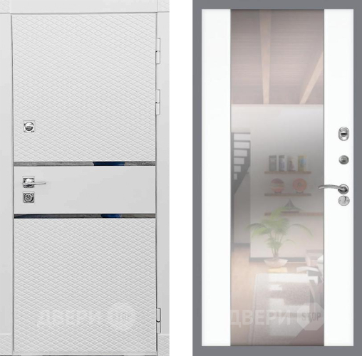 Дверь Рекс (REX) 15 Силк Сноу СБ-16 Зеркало Силк Сноу в Краснознаменске