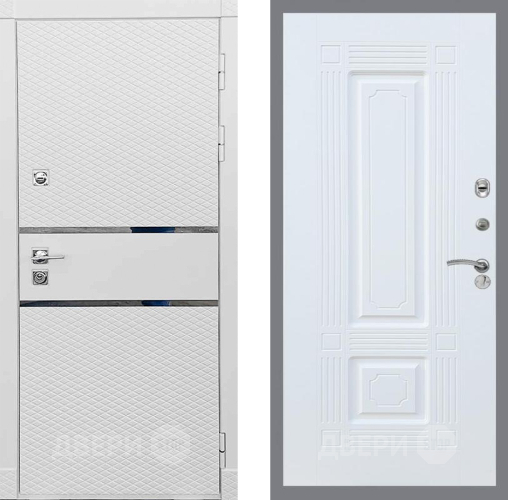 Входная металлическая Дверь Рекс (REX) 15 Силк Сноу FL-2 Силк Сноу в Краснознаменске