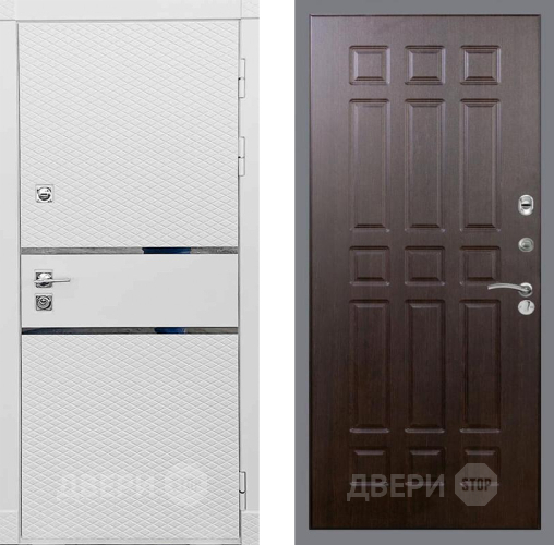 Входная металлическая Дверь Рекс (REX) 15 Силк Сноу FL-33 Венге в Краснознаменске