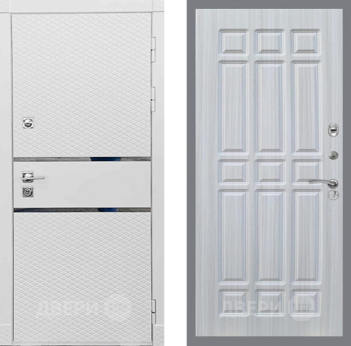 Входная металлическая Дверь Рекс (REX) 15 Силк Сноу FL-33 Сандал белый в Краснознаменске