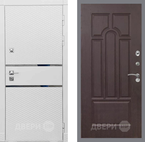 Входная металлическая Дверь Рекс (REX) 15 Силк Сноу FL-58 Венге в Краснознаменске