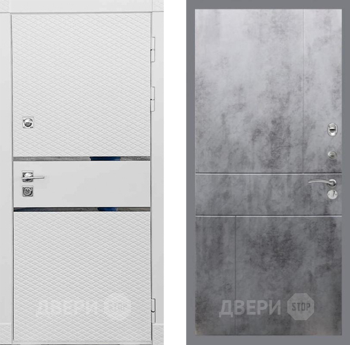 Входная металлическая Дверь Рекс (REX) 15 Силк Сноу FL-290 Бетон темный в Краснознаменске