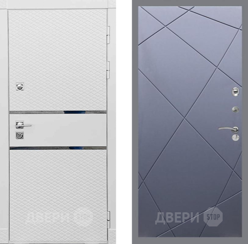 Входная металлическая Дверь Рекс (REX) 15 Силк Сноу FL-291 Силк титан в Краснознаменске