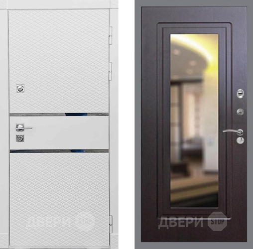 Входная металлическая Дверь Рекс (REX) 15 Силк Сноу FLZ-120 Венге в Краснознаменске