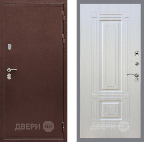 Входная металлическая Дверь Рекс (REX) 5А FL-2 Лиственница беж в Краснознаменске