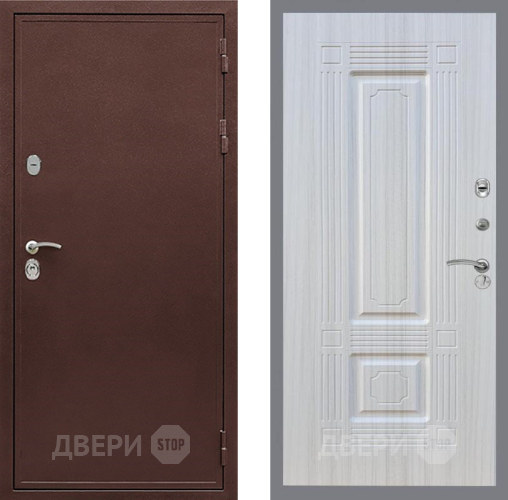 Входная металлическая Дверь Рекс (REX) 5А FL-2 Сандал белый в Краснознаменске