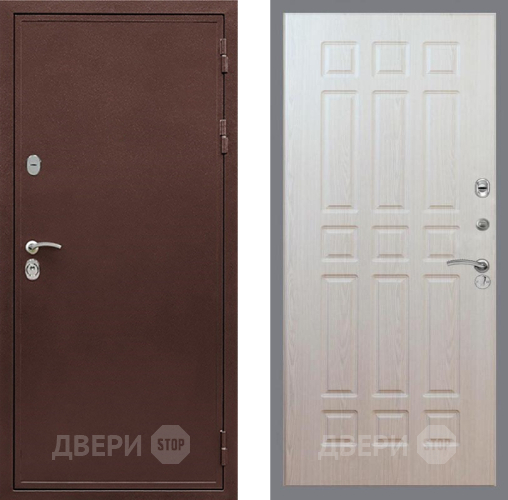 Входная металлическая Дверь Рекс (REX) 5А FL-33 Беленый дуб в Краснознаменске