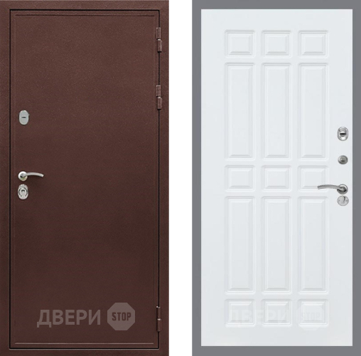 Входная металлическая Дверь Рекс (REX) 5А FL-33 Силк Сноу в Краснознаменске
