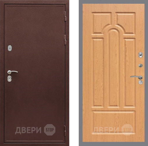 Входная металлическая Дверь Рекс (REX) 5А FL-58 Дуб в Краснознаменске