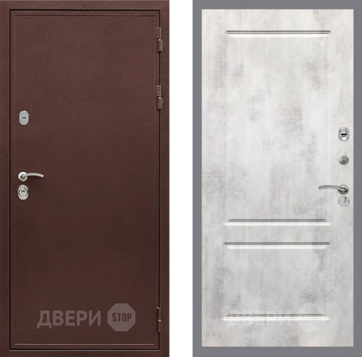 Входная металлическая Дверь Рекс (REX) 5А FL-117 Бетон светлый в Краснознаменске