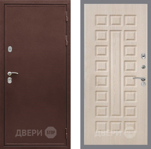Входная металлическая Дверь Рекс (REX) 5А FL-183 Беленый дуб в Краснознаменске