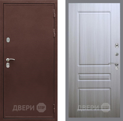 Входная металлическая Дверь Рекс (REX) 5А FL-243 Сандал белый в Краснознаменске