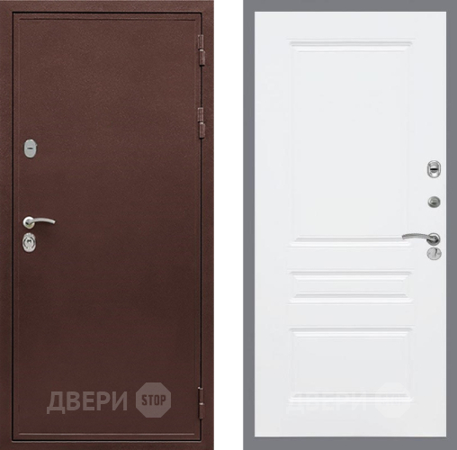 Входная металлическая Дверь Рекс (REX) 5А FL-243 Силк Сноу в Краснознаменске
