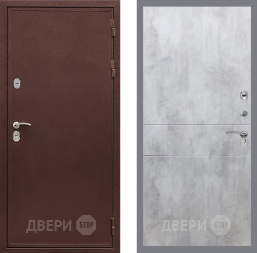Входная металлическая Дверь Рекс (REX) 5А FL-290 Бетон светлый в Краснознаменске