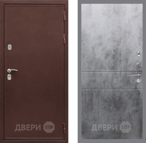 Входная металлическая Дверь Рекс (REX) 5А FL-290 Бетон темный в Краснознаменске