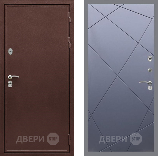 Входная металлическая Дверь Рекс (REX) 5А FL-291 Силк титан в Краснознаменске