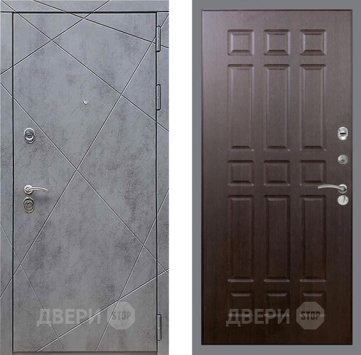 Входная металлическая Дверь Рекс (REX) 13 Бетон Темный FL-33 Венге в Краснознаменске
