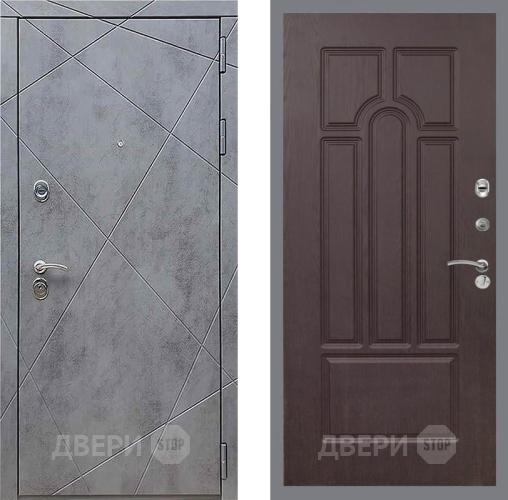 Входная металлическая Дверь Рекс (REX) 13 Бетон Темный FL-58 Венге в Краснознаменске