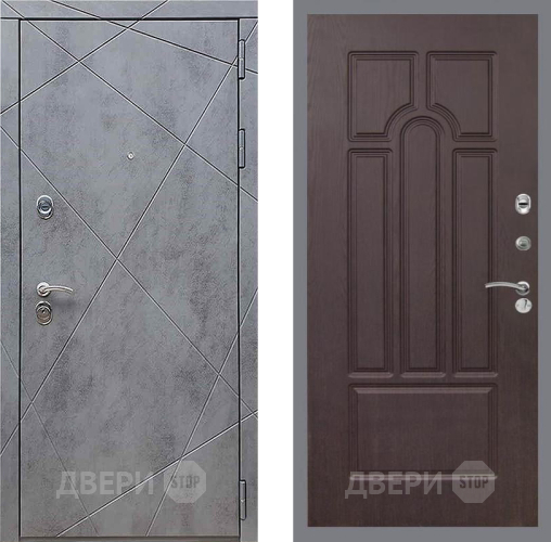 Дверь Рекс (REX) 13 Бетон Темный FL-58 Венге в Краснознаменске